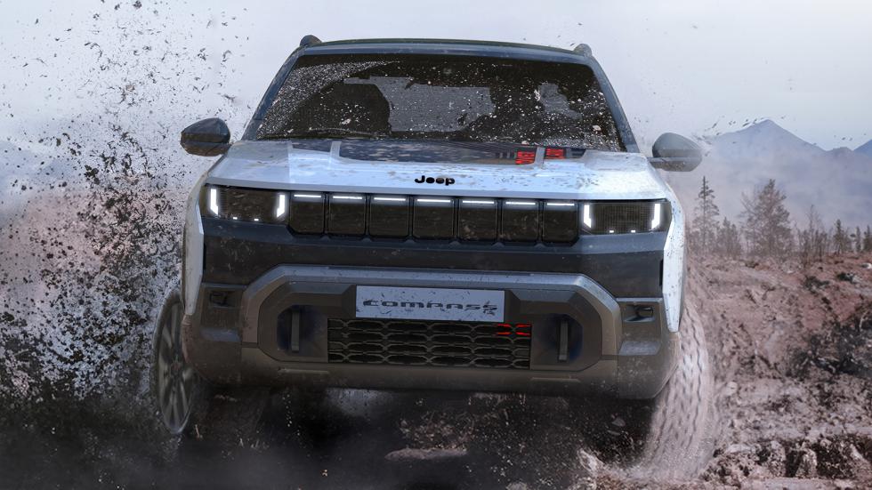 Το εσωτερικό του νέου Jeep Compass 4xe είναι σχεδιασμένο για off-road